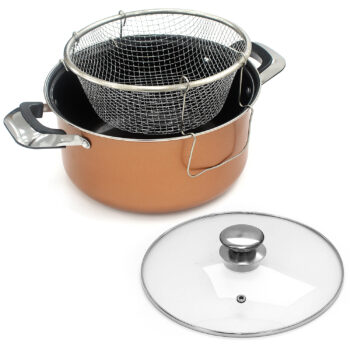 Copper Deep Fat Frying Pan