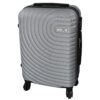 20" Silver 4 Wheel Hard Shell Cabin Size Suitcase