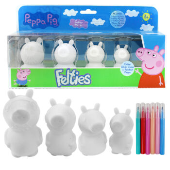 Peppa Pig Felties Colouring Activity Playset