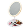 Portable Mirror with Stand, Touchscreen & LED Lights